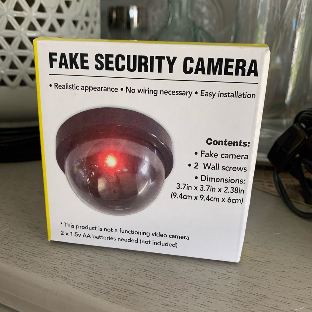 Fake Security Camera Realistic Easy Install